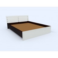 Pat Milano wenge cu vanilie 1400x2000 Pat Milano wenge cu vanilie 1400x2000